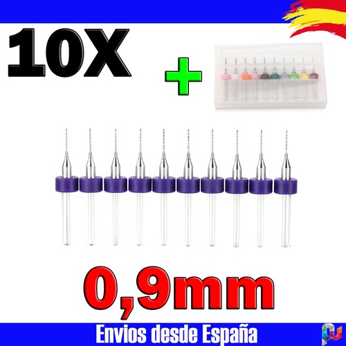 10x micro brocas 9mm - micro, cnc
